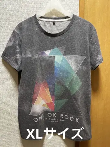 ONE OK ROCK 10주년 그레이 티셔츠 XL