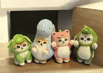 모프 샌드 mofusand 봉제 인형 미니 UFO 포수 4개 세트