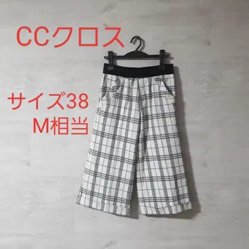 (미사용/38) C.C.CROSS 팬츠 화이트 M 사이즈 상당
