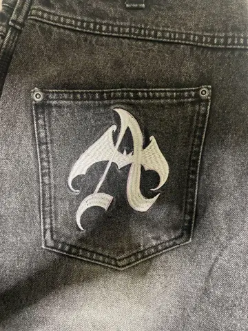 ANTIMID 그레이 데님 팬츠 XL