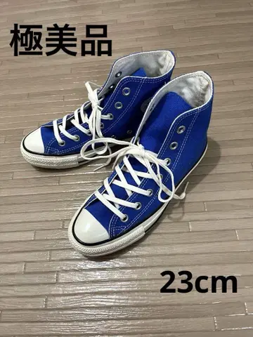 컨디션 최상] CONVERSE 하이컷 스니커즈 23cm 파랑 올스타