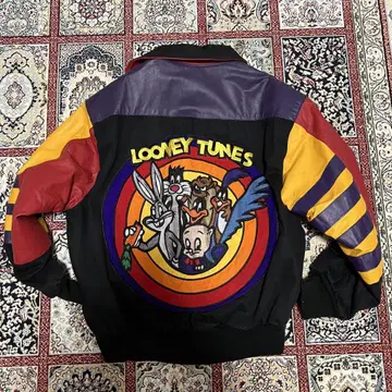 루니 툰즈 가죽 자켓 S 사이즈