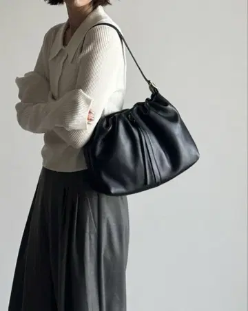 2WAY 소프트 가죽 원형 가방 jistory