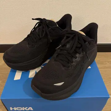 HOKA BONDI 9 WIDE 와이드 BLACK 27.5cm