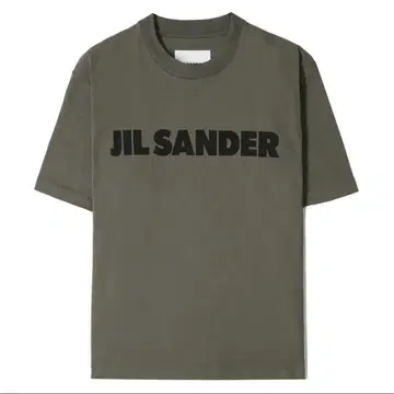 JIL SANDER 반팔 로고 티셔츠 올리브