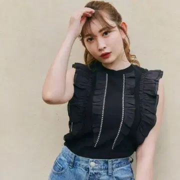 에어리 브러시 니트 톱