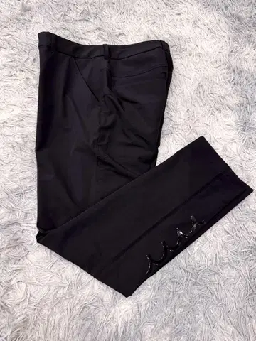 muta MARINE 스트레치 나일론 슬랙스 블랙