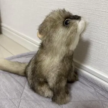쇼와 레트로 Leeve 사 샴 고양이 봉제 인형 인형 일본제 앉은 자세