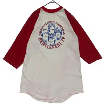 Beatles 레어 70s 1979 래글런 티셔츠 L 비틀즈