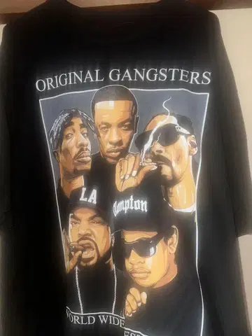오리지널 갱스터 티셔츠 블랙