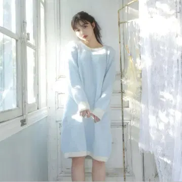 mumucu 밀키 스위트 로고 원피스