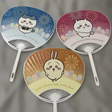 치이카와 (먼작귀) 콜라보 쿠라즈시 부채