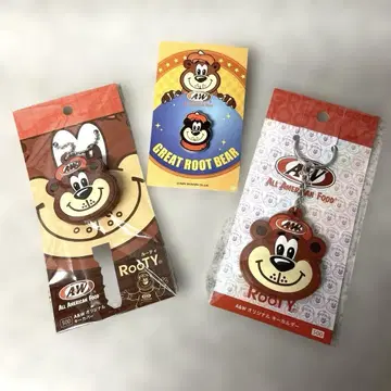 A&W 오키나와 루티 키링 핀 배지 세트