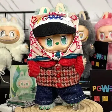 labubu 봉제 인형 옷 갈아입기 17cm GD