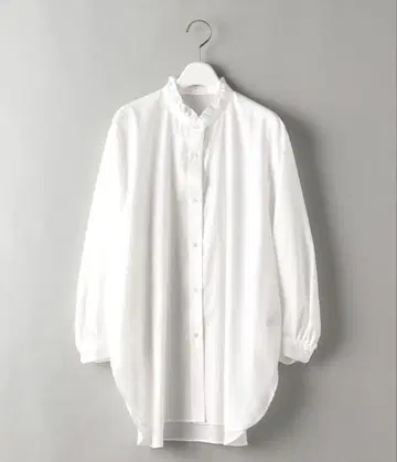 뷰티 앤 유스 유나이티드 애로우즈 프릴 셔츠 워셔블
