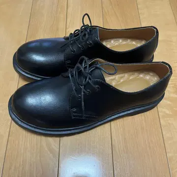 가죽 신발 블랙 러버 솔 29.5cm