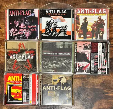 레어 단종 새상품급! ANTI FLAG 오리지널 앨범 CD 8장 세트