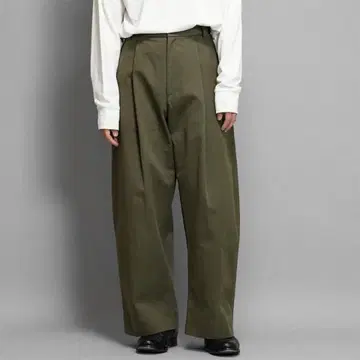 스튜디오 니콜슨 팬츠 SORTE PEACHED COTTON TWILL