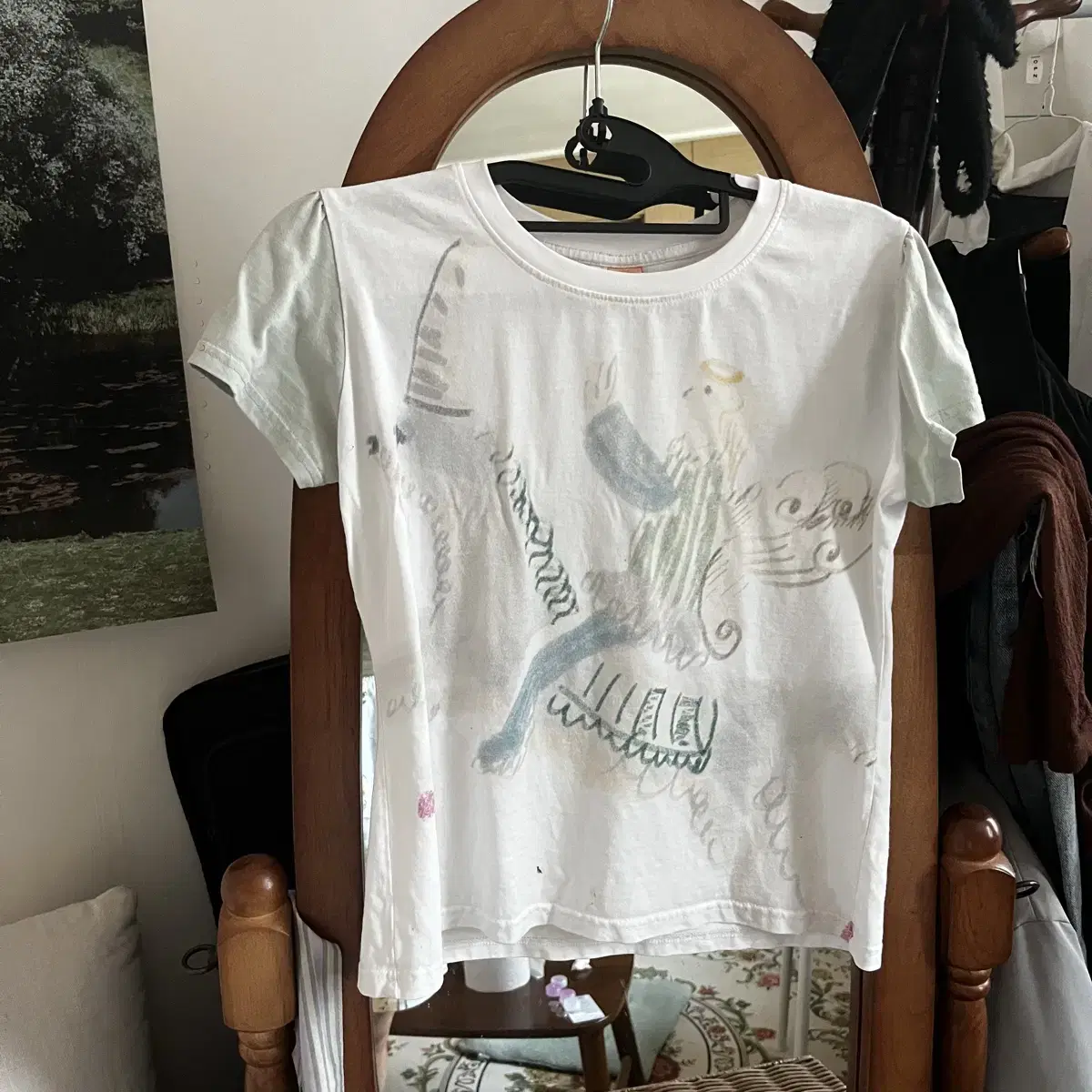 トップス sinoon  PUFF COLLAR T-SHIRT MUSINSA公式 | SINOON PUFF COLLAR T-SHIRT (WHITE)