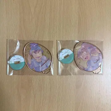 닌자 타마 란타로 프리즘 패턴 아크릴 스탠드 2개 세트