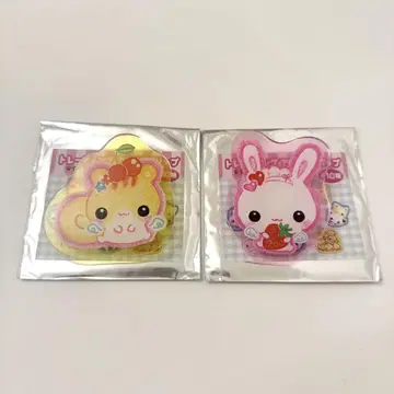 헤이세이 메모리 트레이딩 아크릴 클립 푹신푹신 라비짱 2개 세트