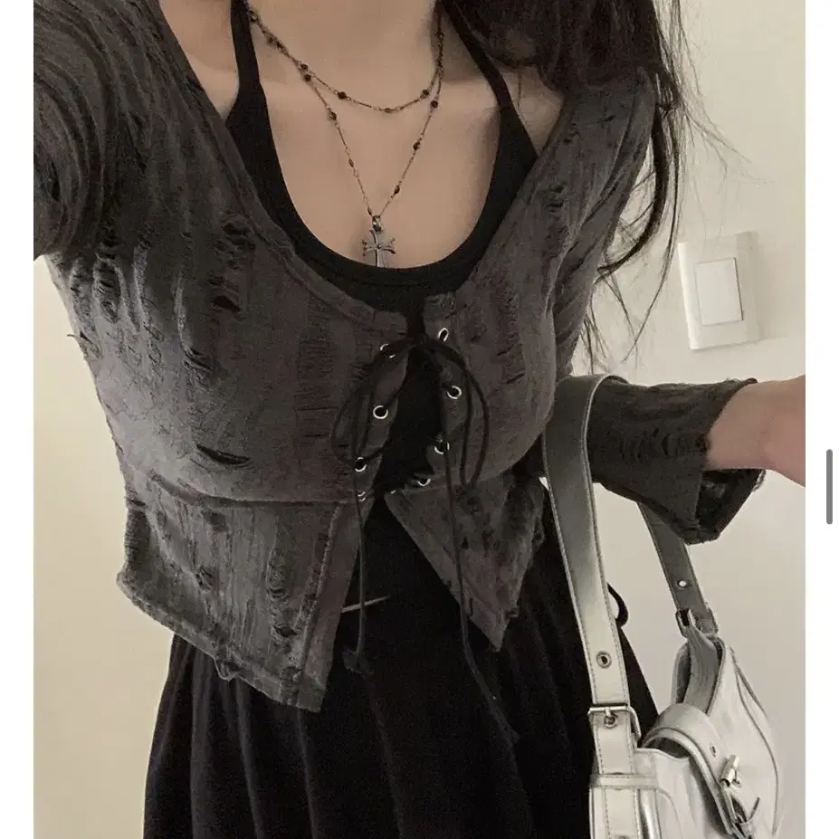 ANOTHERYOUTH ★ eyelet damage t-shirt 8ea087ab5e8d1e945c94452c033510