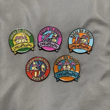 2022 SEKAI NO OWARI DGDD 라이브 핀 배지 5개 세트