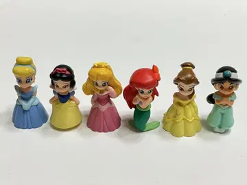 디즈니 프린세스 미니 피규어 6개 세트 사이즈 3.5cm 새상품급