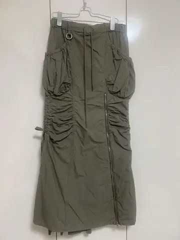 SLY 롱 스커트 카키