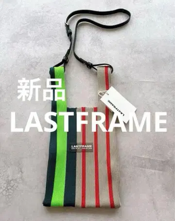 새상품 LASTFRAME 라스트 프레임 랜덤 스트라이프 마켓 백