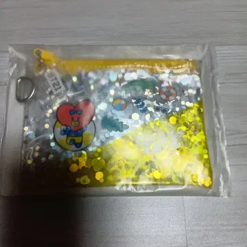 BTS 라메 믹스 미니 클리어 파우치 TATA