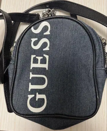 GUESS 다크 그레이 데님 백