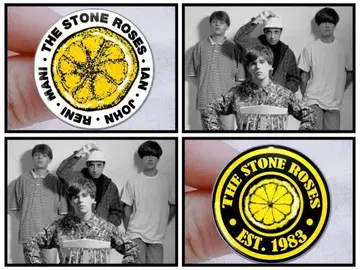 THE STONE ROSES 핀 배지 세트