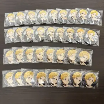 유이 아키히코 락 가죽 캔뱃지 34개