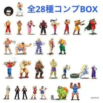 스트리트 파이터 ZERO3 픽셀 아크릴 스탠드 전 28종 컴프 BOX
