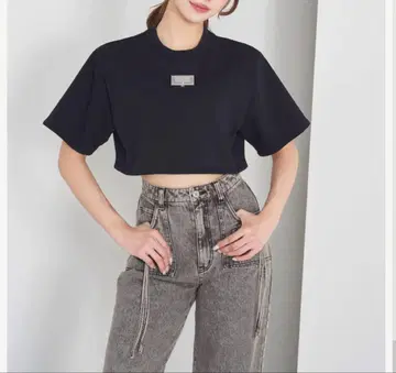 택 포함 새상품 darich 부품 박스 숏 티셔츠