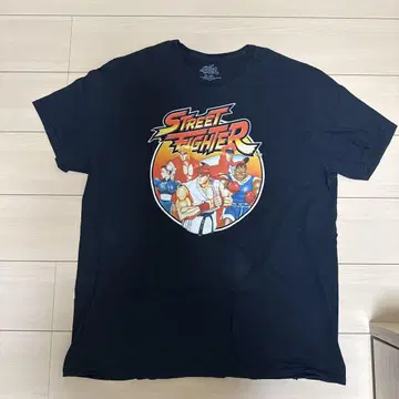 스트리트 파이터 티셔츠 2XL 블랙