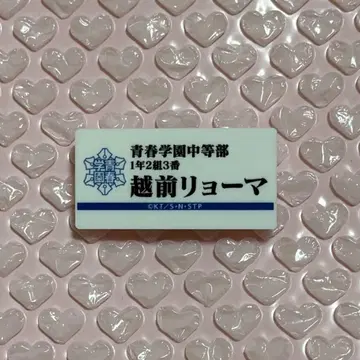 테니스의 왕자님 전시회 명찰 배지 에치젠 료마