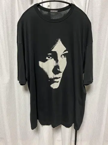 25SS ann demeulemeester 휴먼 프린트 티셔츠
