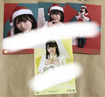 니아 조이 오니시 아오이 브로마이드 직필 묶음 판매 직필 컴프