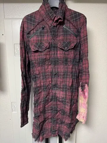 LGB ifsixwasnine hyde 블리치 롱 체크 셔츠 1