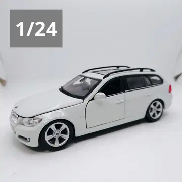 BMW 3 시리즈 E91 투링 왜건 화이트 1/24 레어