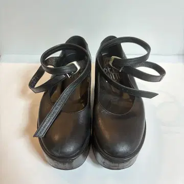 TOKYO BOPPER 7cm 발레리나 스무스 블랙 검정 통굽