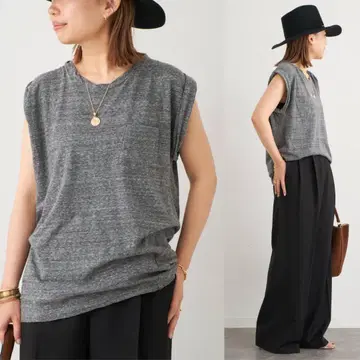 Deuxieme Classe TWIST 탱크탑 그레이