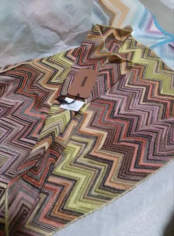 MISSONI 미쏘니 지그재그 패턴 스톨 스카프 머플러