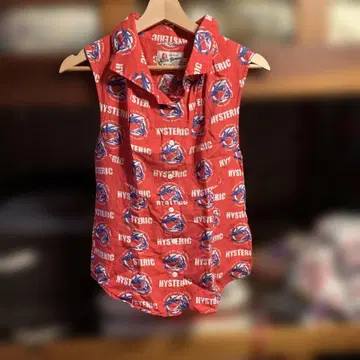 Hysteric Glamour 슬리브리스 셔츠 S 올 패턴