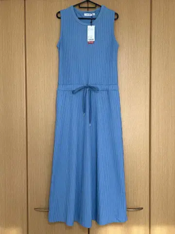 MOUSSY 슬리브리스 원피스 택 포함 롱 기장 맥시 원피스 [F]