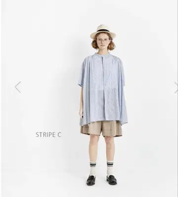 vc2699 스트라이프 또는 개더 셔츠