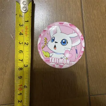 디지몬 테일몬 가라테츠 가라오케의 철인 캔뱃지 한정판 캔 배지
