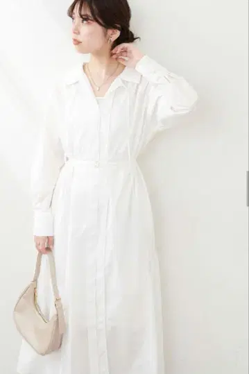 내추럴 꾸뛰르 osono 코다와리 멀티 WAY 셔츠 원피스 L 사이즈